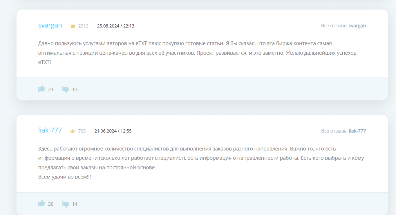 ETXT: методы написания SEO статей