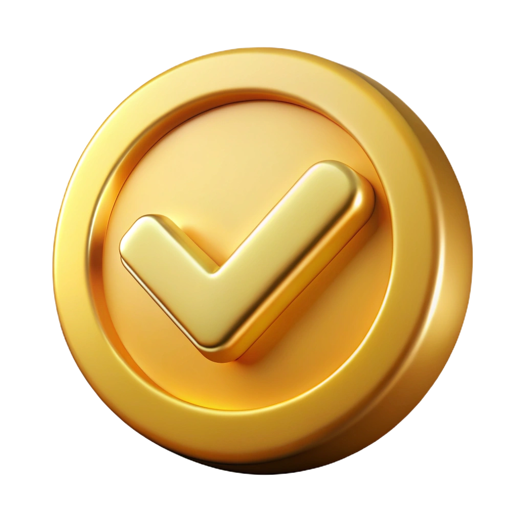 done gold icon